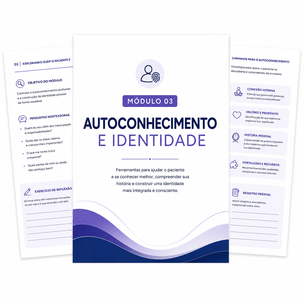 Mockup Módulo 3 — Autoconhecimento e Identidade