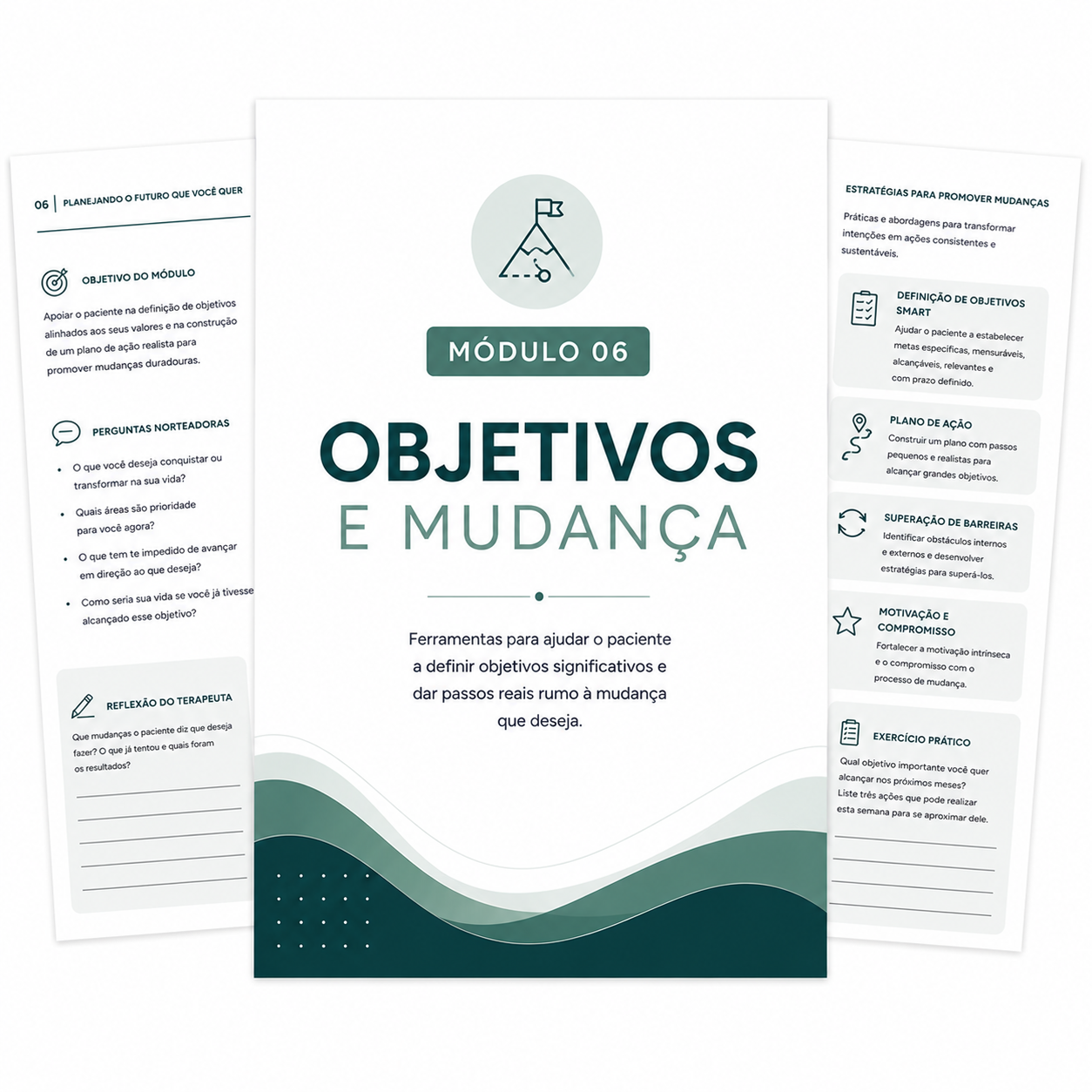 Mockup Módulo 6 — Objetivos e Mudança