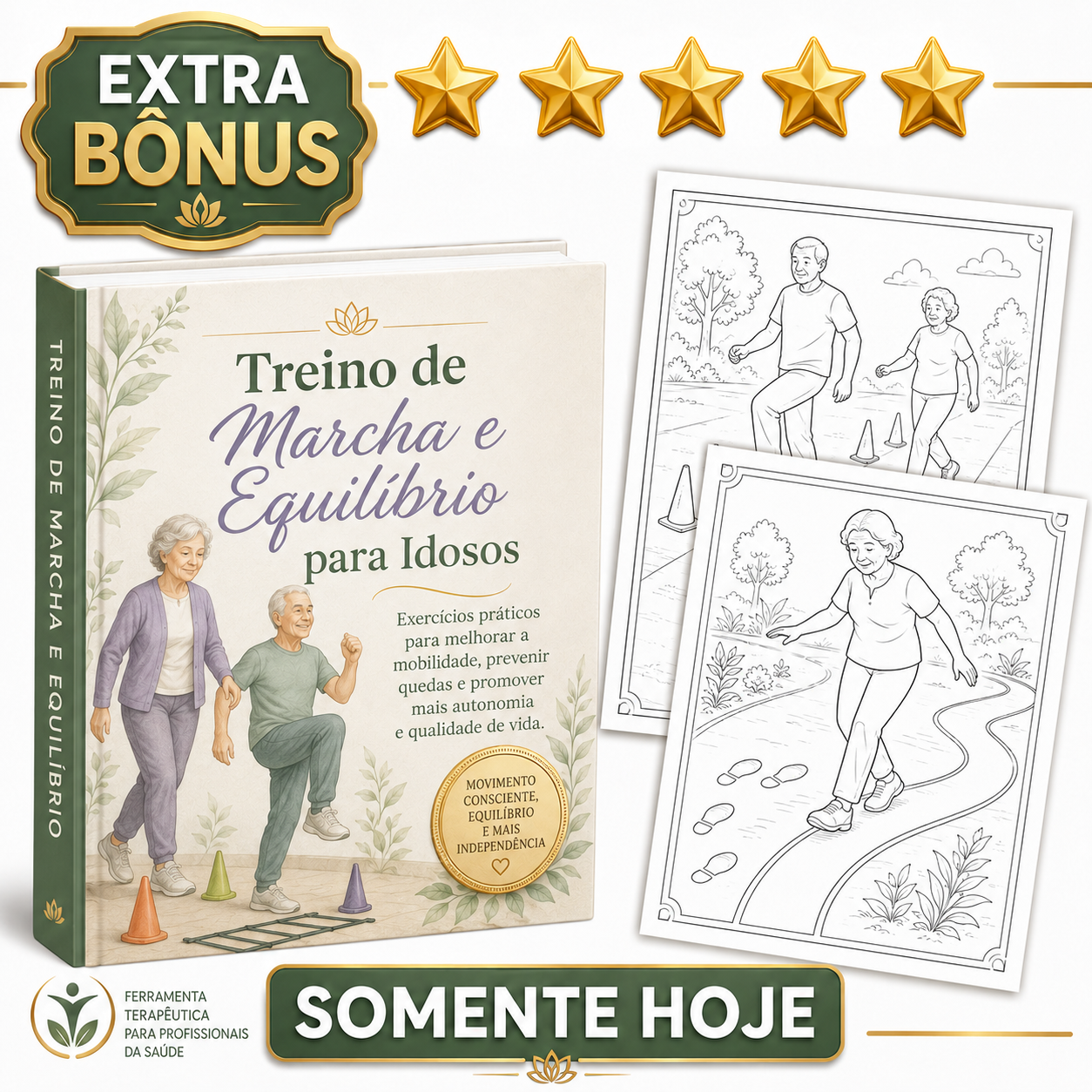 Bônus 4 — Treino de Marcha e Equilíbrio para Idosos