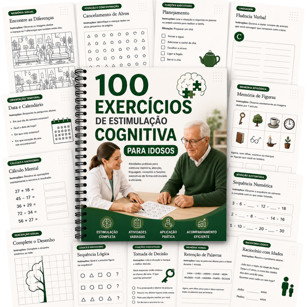 100 Exercícios de Estimulação Cognitiva