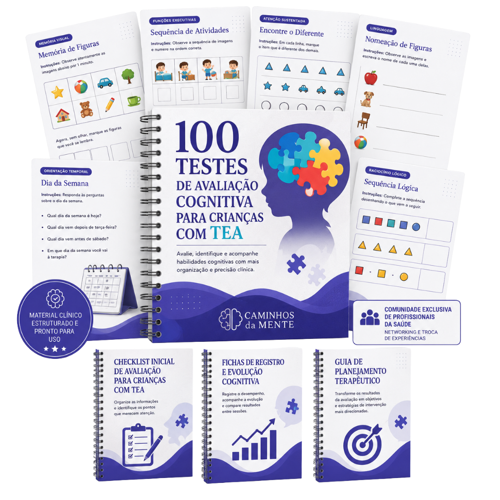 100 Testes de Avaliação Cognitiva para Crianças com TEA